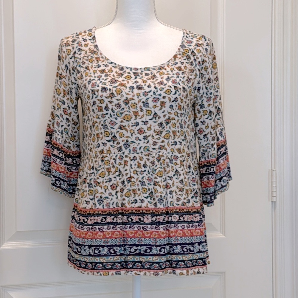 exhilaration Print Top - Picture 4 of 12